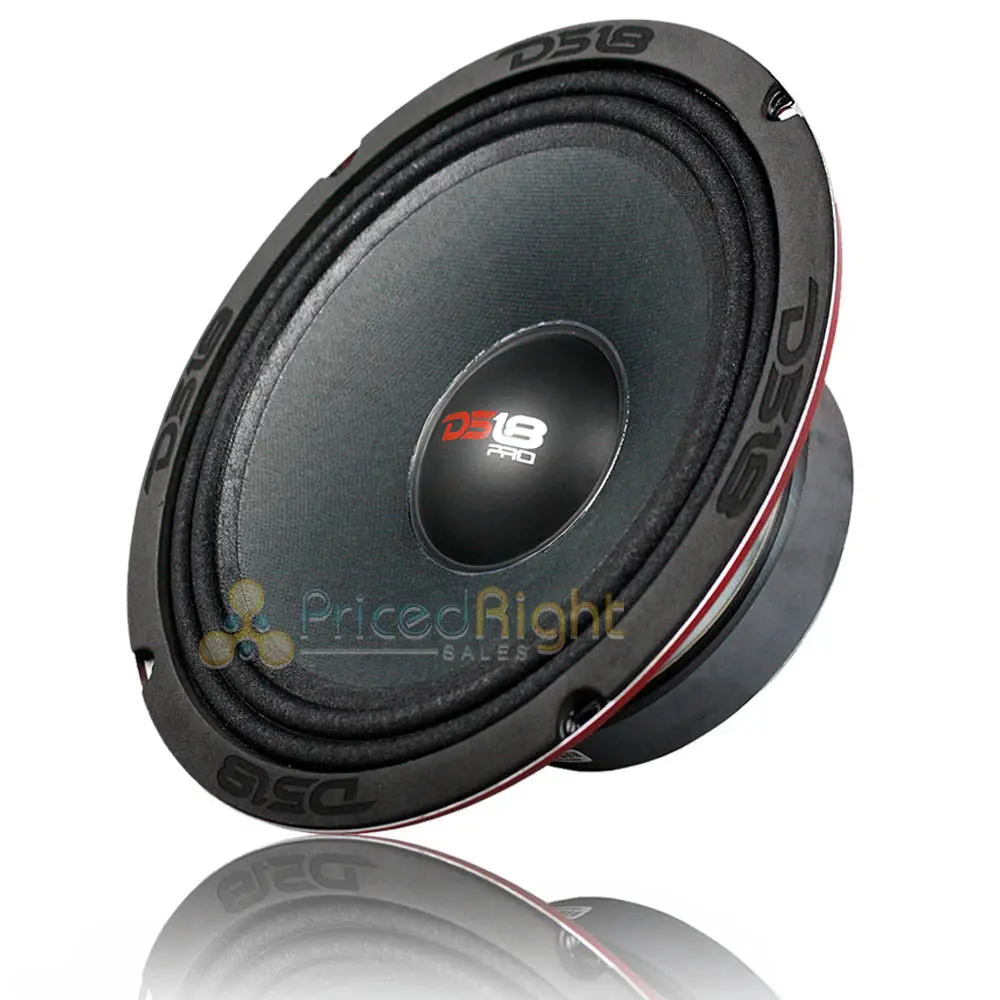 Ds18 8" Mid Range Speaker 550 Watts Max 4 Ohm Loudspeaker Car Audio Pro-X8.4M 1