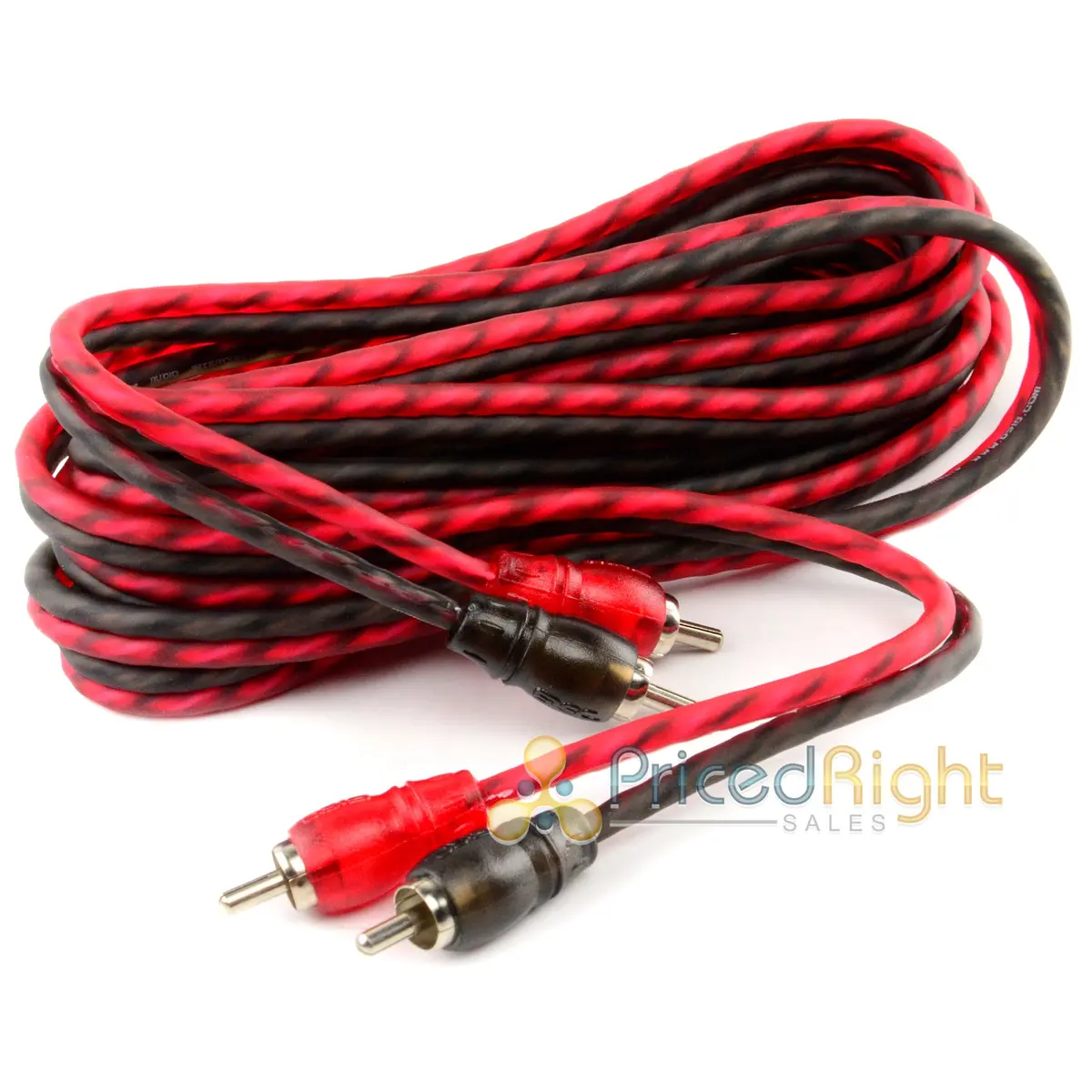Ds18 12 Ft 2 Channel Shielded Twisted Interconnect Rca Audio Cable Amp Cables 1