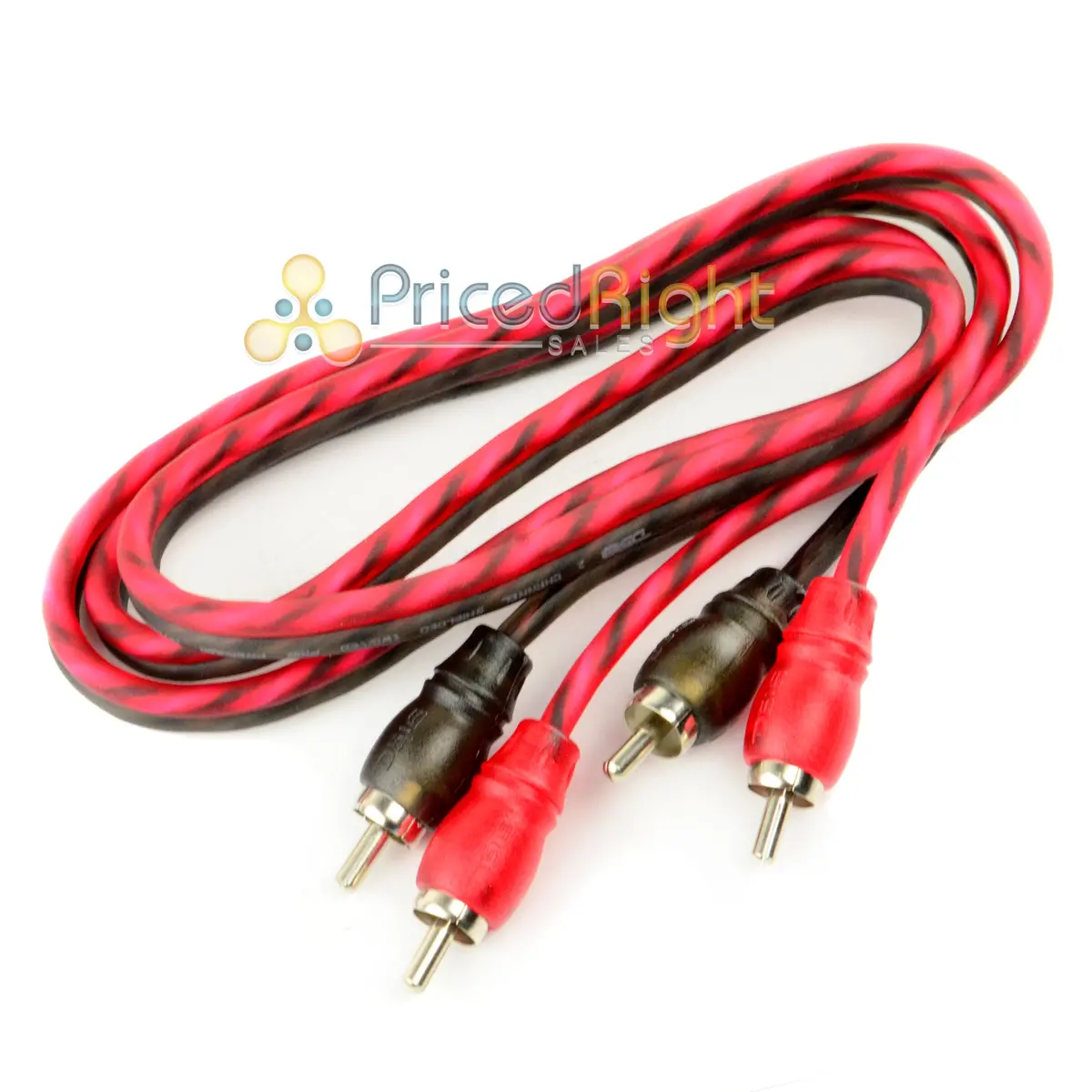 Ds18 3 Ft 2 Channel Twisted Premium Audio Interconnect Rca Cable Ds18-Rca3ft 1