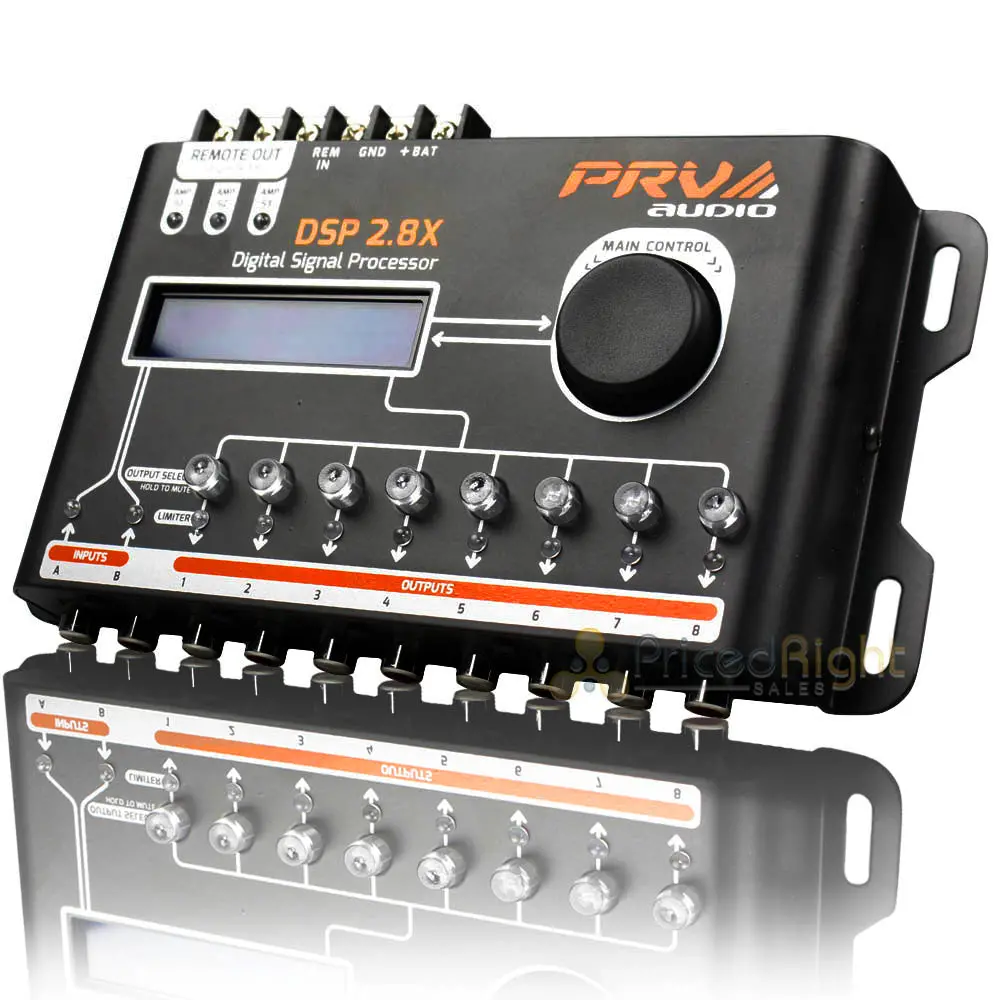 Prv Audio 8 Channel Digital Signal Processor Crossover And Equalizer Dsp 2.8X 1