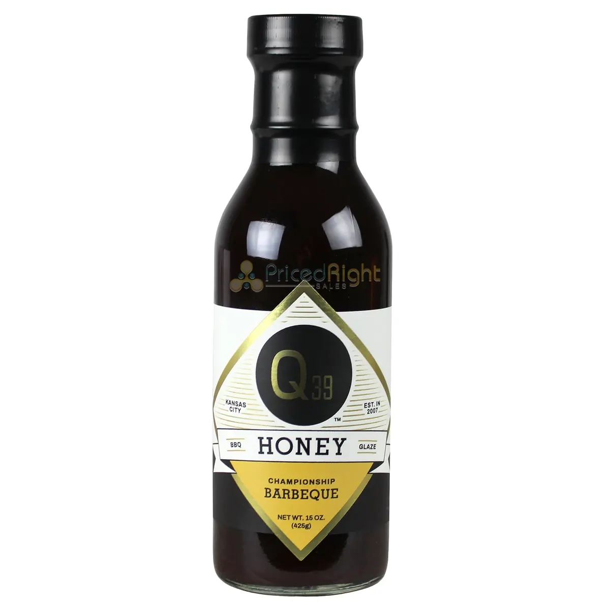 Q39 Honey Bbq Glaze Sauce Infused W/ 100% Pure Fresh Honey Gluten Free 15 Ounce 1