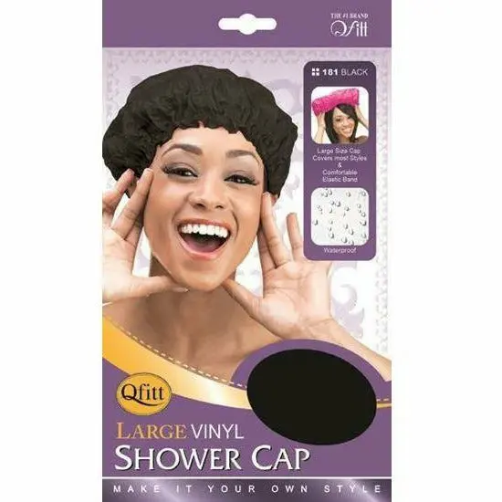Qfitt: Vinyl Shower Cap 1