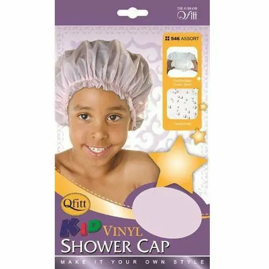 Qfitt: Kid Vinyl Shower Cap #546 1