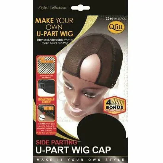 Qfitt: Side Parting U-Part Wig Cap #5014 1
