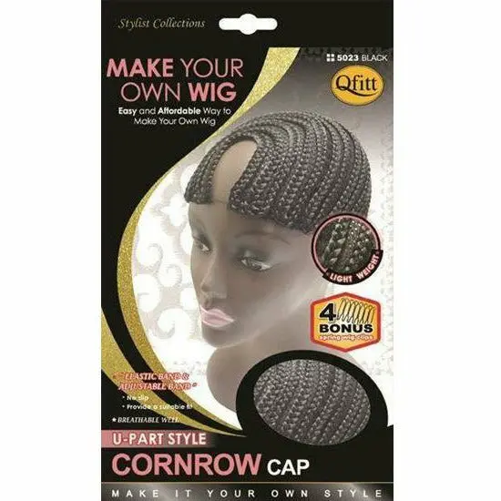 Qfitt: U-Part Style Cornrow Cap #5023 1