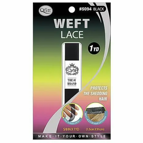 Qfitt: Weft Lace 1Yd. 1