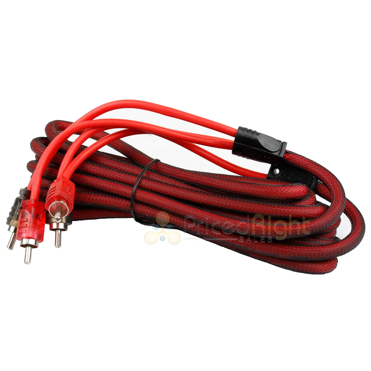 12' Foot Rca Cable Ofc Interconnect Ds18 R12 Competition Rated Performance Red 1