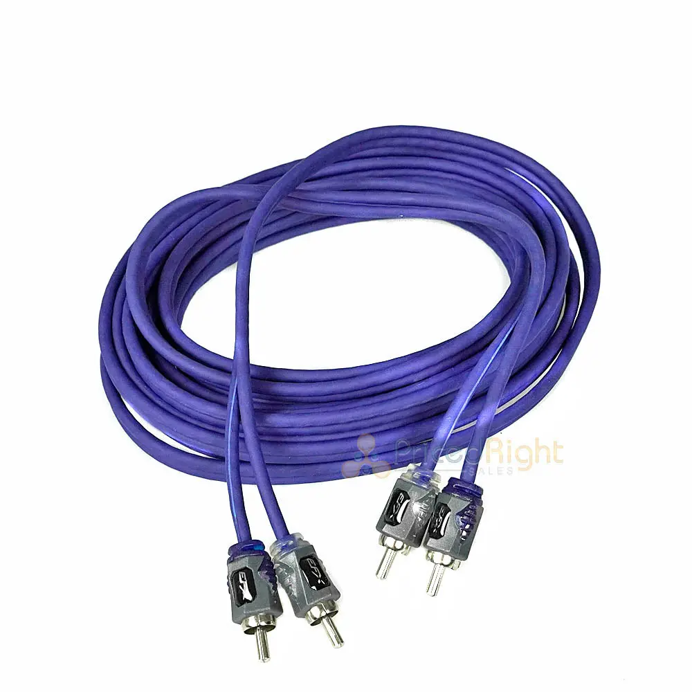 Scosche 17' Twisted Rca Cable Audio Interconnects Efx Series Male Output R17 1