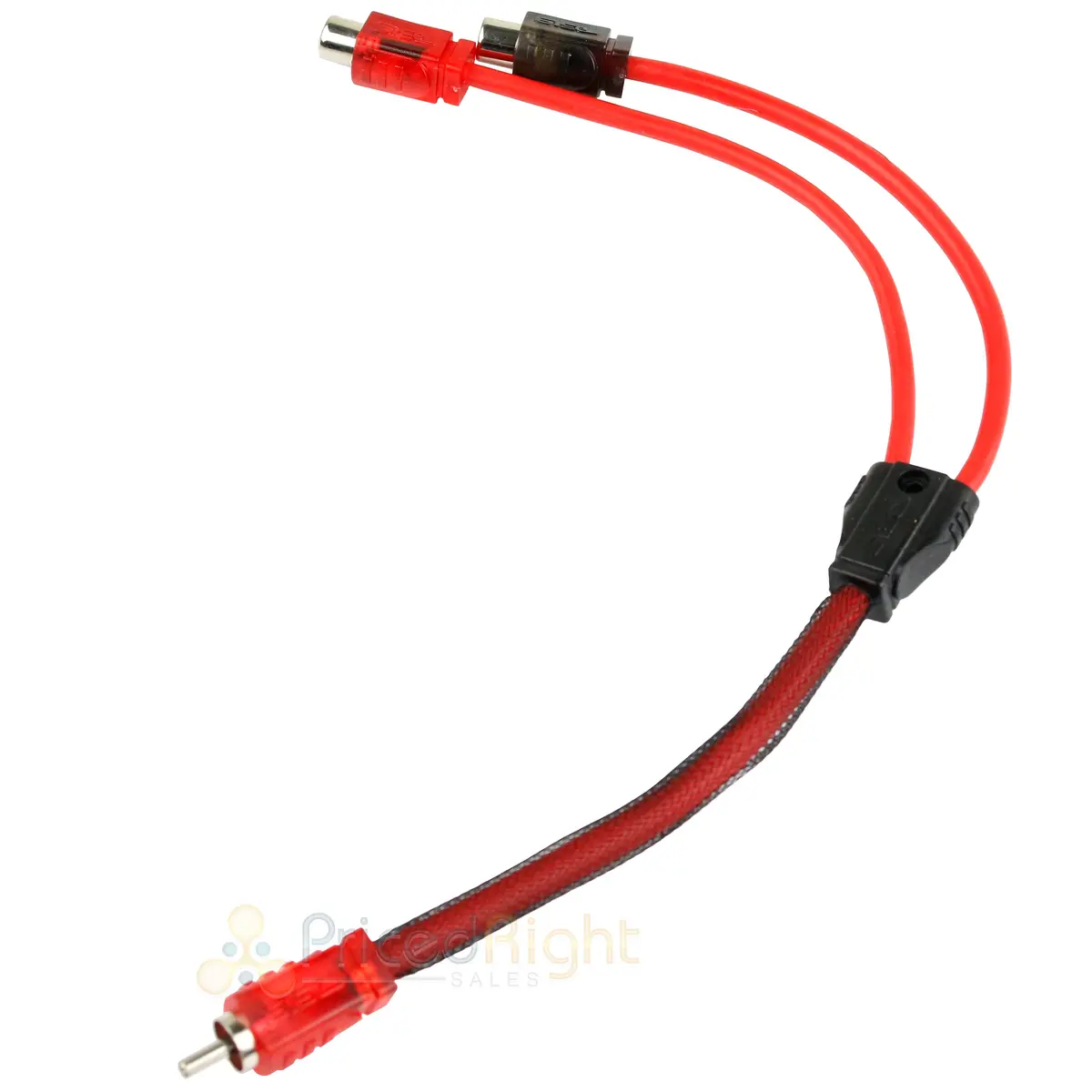 1 Male 2 Female Rca Splitter Audio Cable Ultra Flex Competition Rated Ds18 R1m2f 1