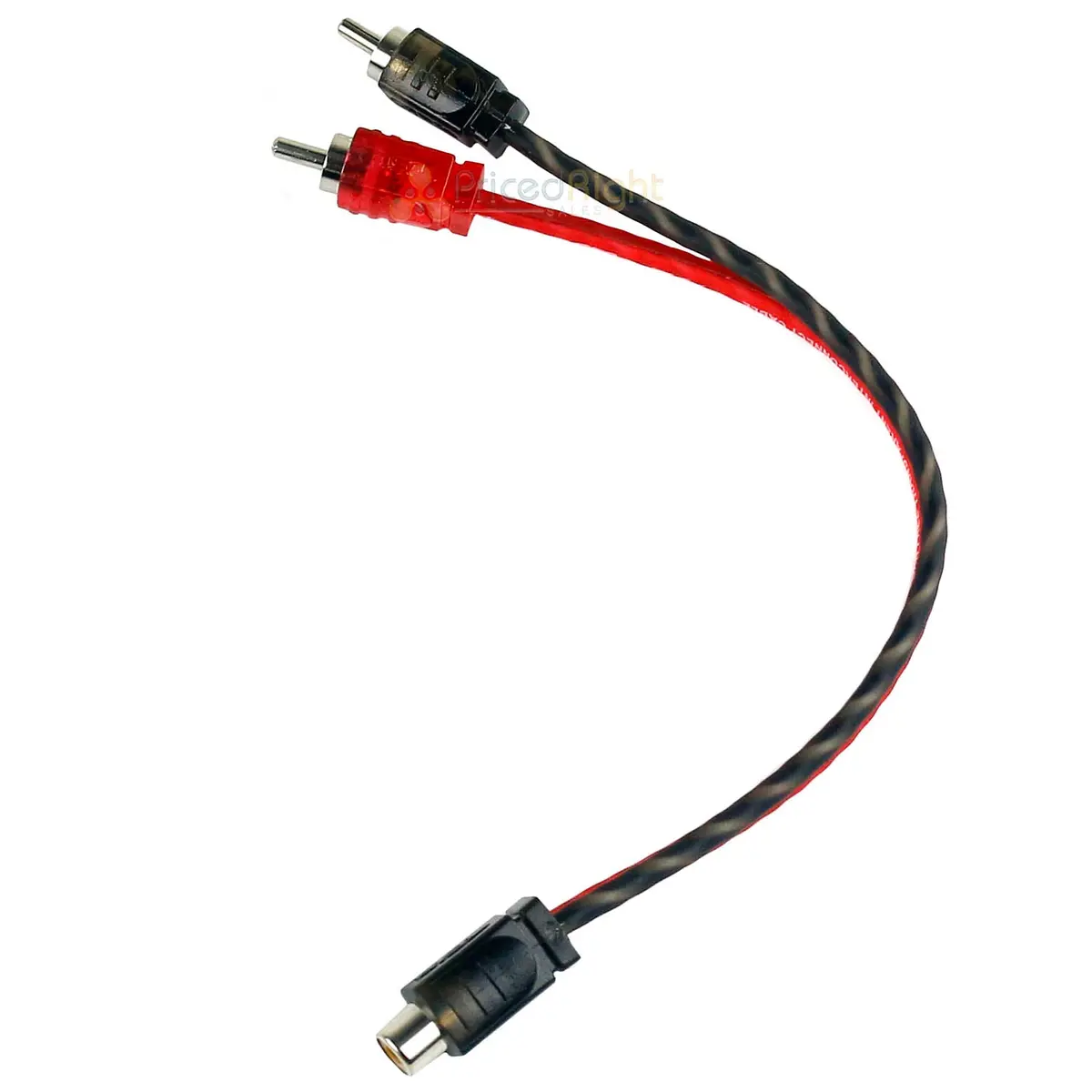 Ds18 Rca Splitter 1 Female To 2 Male Y Connector Car Home Audio Cable Rca1f2m 1
