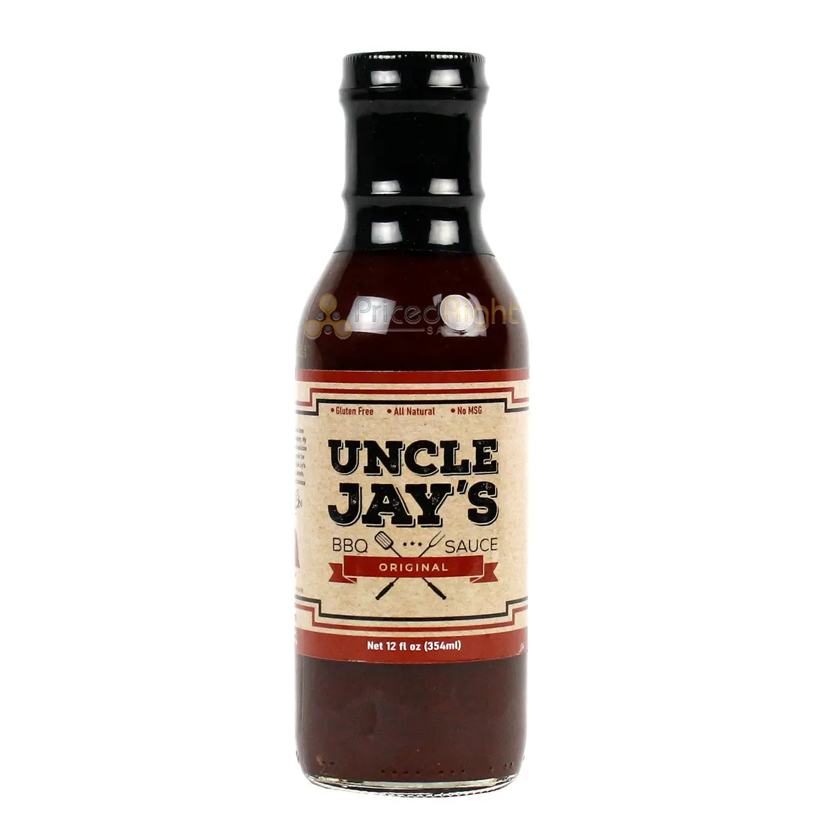 Uncle Jays Bbq Sauce Sweet And Smoky Local Nebraska Sauce 12 Oz Bottle 1