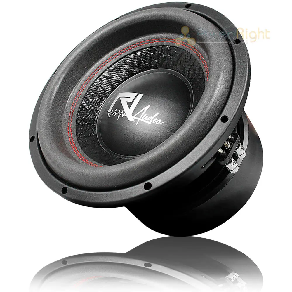 Ri Audio 10" Subwoofer Dual 4 Ohm Energy Series 800 Watts Rms Single Car Audio 1