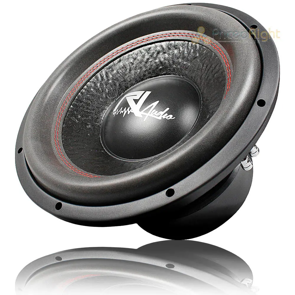 12" Ri Audio Subwoofer 1800 Watts Max Dual 4 Ohm Energy Series Single Car Audio 1