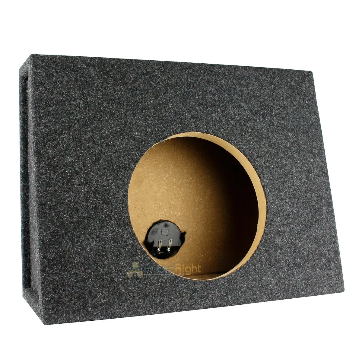 Ported Vented 10" Subwoofer Truck Box Enclosure Single Sub Ri Audio 1" Mdf Face 1