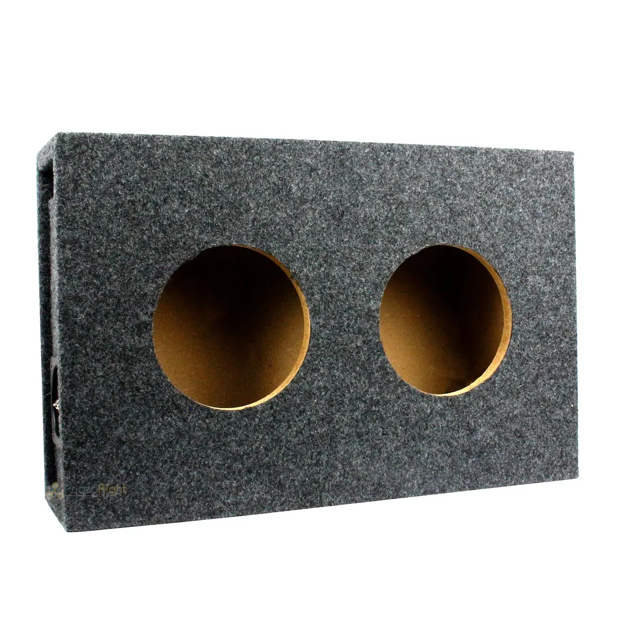 Ri Audio 6.5" Dual Shallow Hyper Vented Box Enclosure For Two Subs 5/8" Mdf 1