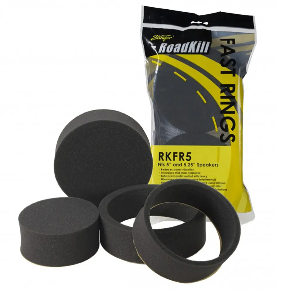 Stinger Roadkill 3 Piece Foam Rings For 5" Inch And 5.25" Inch Speakers Rkfr5 1