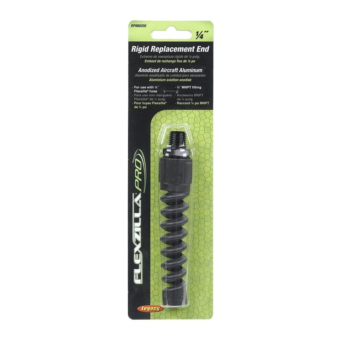 Flexzilla 1/4" Air Hose Field Repairable Hose End Legacy Rp900250 Aluminum 1
