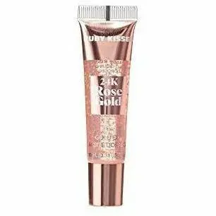 Ruby Kisses: 24K Rose Gold Lip Gloss 1