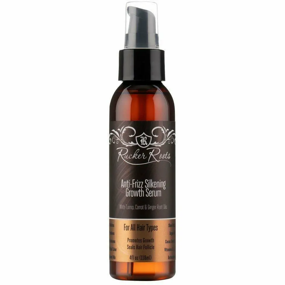 Rucker Roots: Anti-Frizz Silkening Growth Serum 4Oz 1