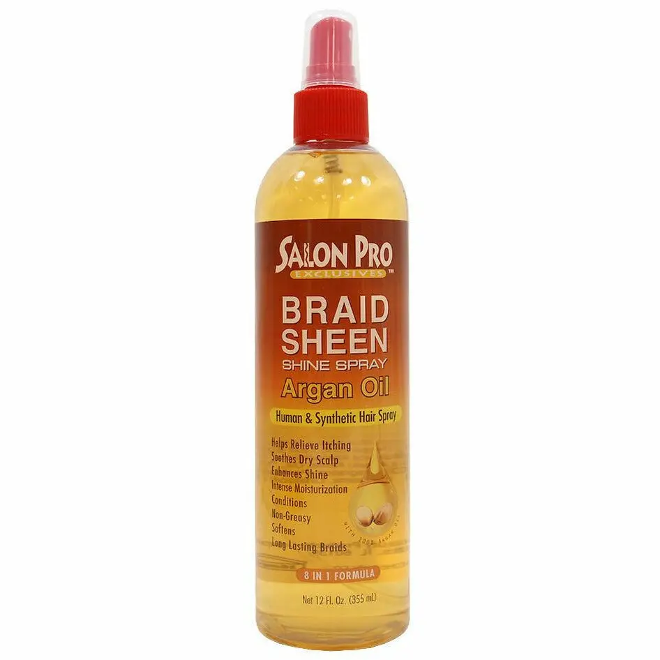 Salon Pro: Argan Oil Braid Sheen Spray 1