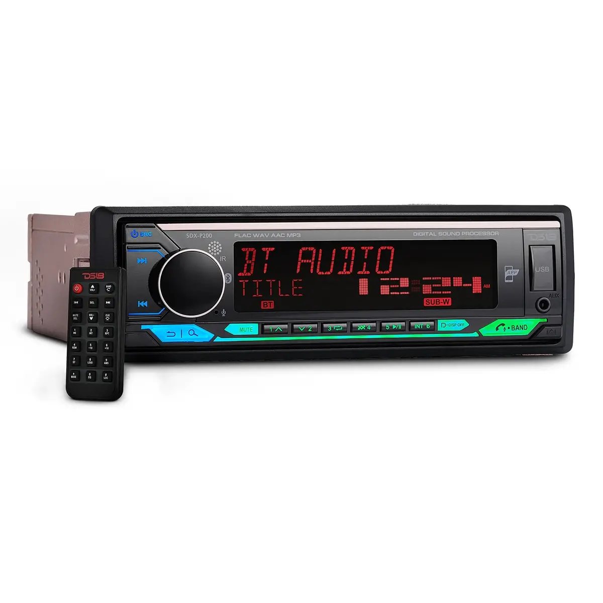 Ds18 Digital Media Receiver Single Din 240W Rms High Power Car Audio Sdx-P200 1