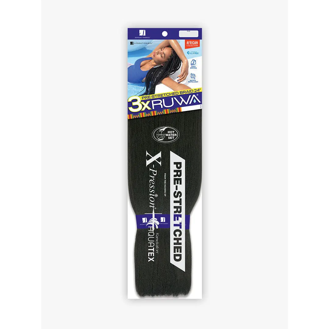 Sensationnel: Ruwa 3X Pre-Stretched Braid 24" 1
