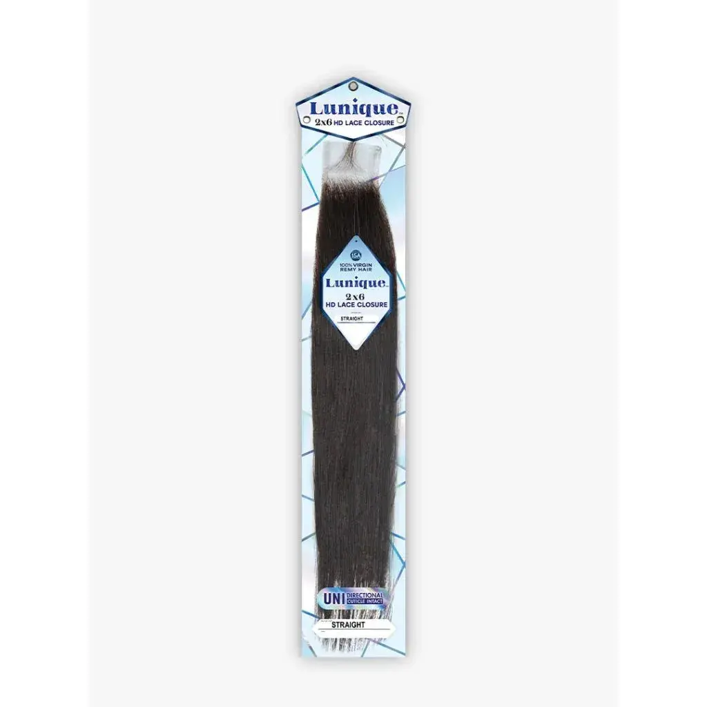 Sensationnel: Lunique 2X6 Hd Lace Closure Straight 1