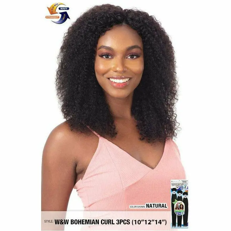Shake N' Go: Nature W&W Bohemian Curl 3Pcs (10"12"14") 1