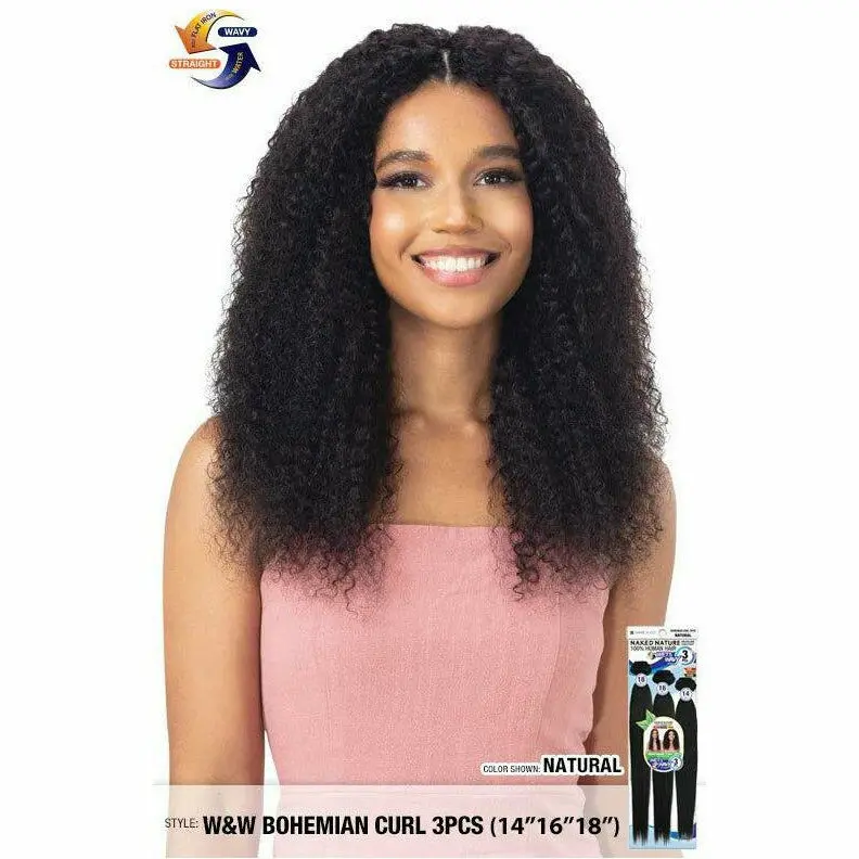 Shake N' Go: Nature W&W Bohemian Curl 3Pcs (14"16"18") 1