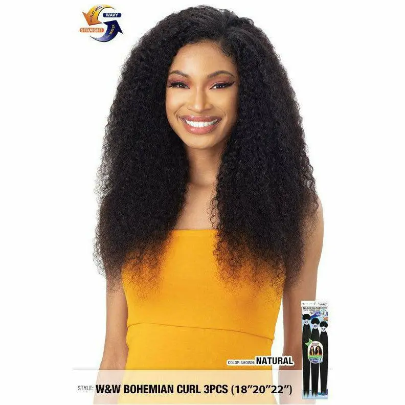 Shake N' Go: Nature W&W Bohemian Curl 3Pcs (18"20"22") 1