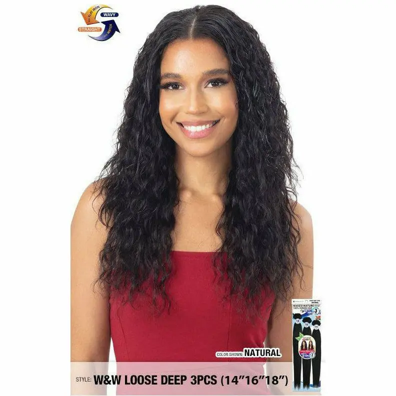 Shake N' Go: Nature W&W Loose Deep 3Pcs (14"16"18") 1