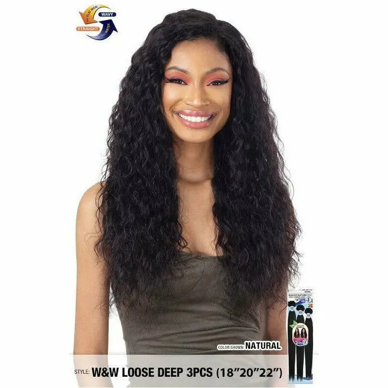 Shake N' Go: Nature W&W Loose Deep 3Pcs (18"20"22") 1