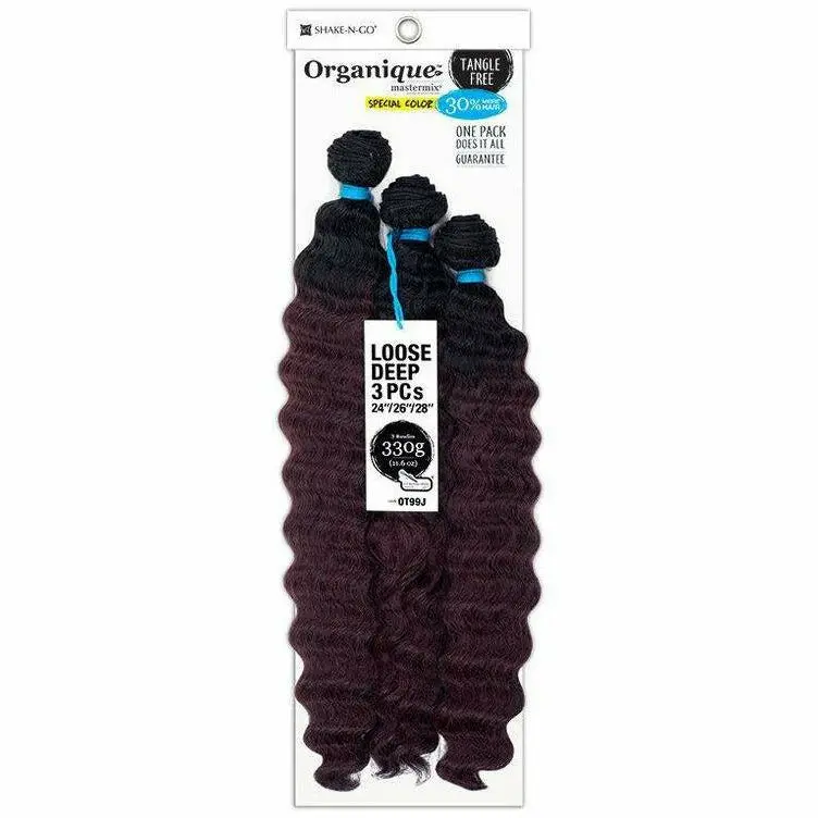 Shake N' Go: Organique Loose Deep 3Pcs 24/26/28" 1