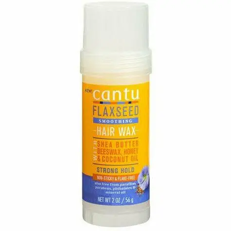 Cantu: Strong Hold Flaxseed Smoothing Hair Wax 2Oz 1