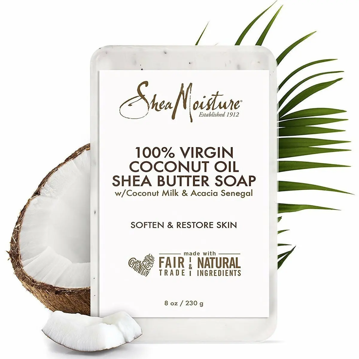 Shea Moisture: 100% Virgin Coconut Oil Shea Butter Soap 8Oz 1