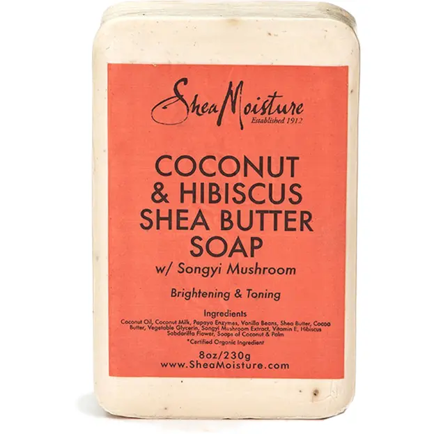 Shea Moisture: Coconut & Hibiscus Shea Butter Soap 8Oz 1