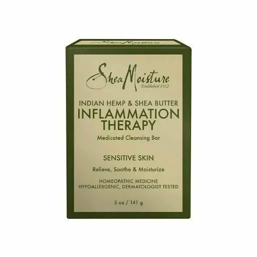 Shea Moisture: Indian Hemp Inflammation Therapy Bar Soap 5Oz 1