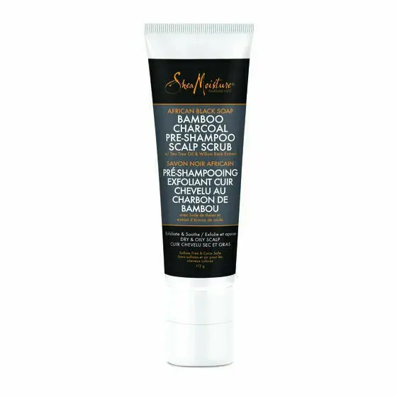 Sheamoisture:African Black Soap Bamboo Charcoal Pre-Shampoo Scalp Scru 4Oz 1