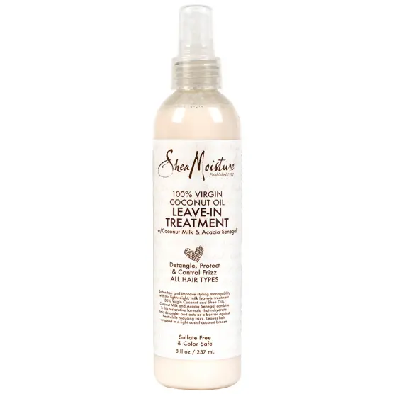 Shea Moisture: 100% Virgin Coconut Oil Leave-In Treatment 8Oz 1