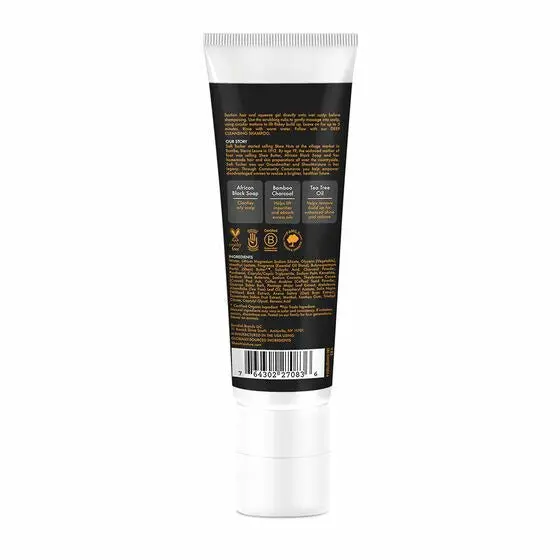 Shea Moisture: African Black Soap Bamboo Charcoal Pre-Shampoo Scrub 4Oz 2