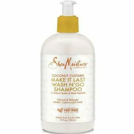 Shea Moisture: Coconut Custard Make It Last Wash N' Go Shampoo 13Oz 1
