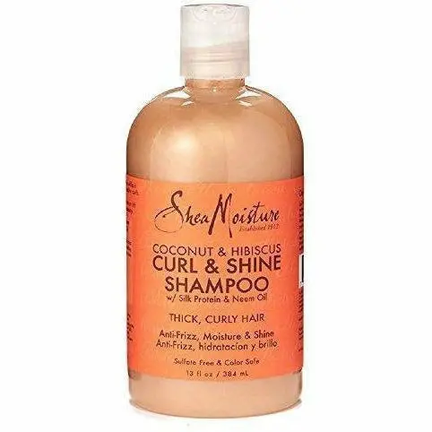 Shea Moisture: Coconut & Hibiscus Curl & Shine Shampoo 13Oz 1