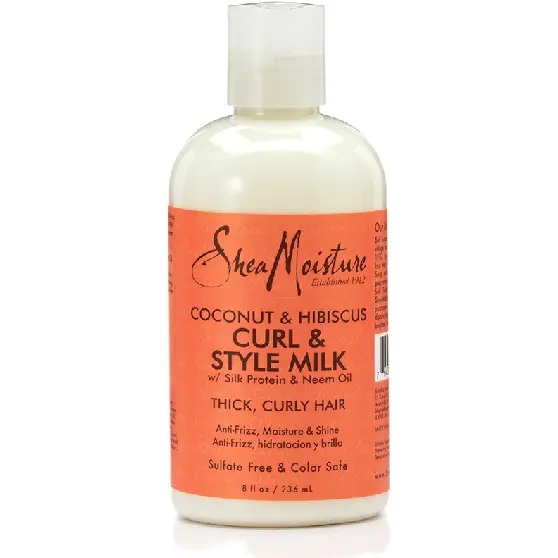 Shea Moisture: Coconut & Hibiscus Curl & Style Milk 8Oz 1