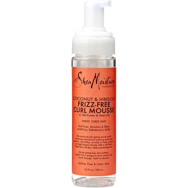 Shea Moisture: Coconut & Hibiscus Frizz-Free Curl Mousse 7.5Oz 1