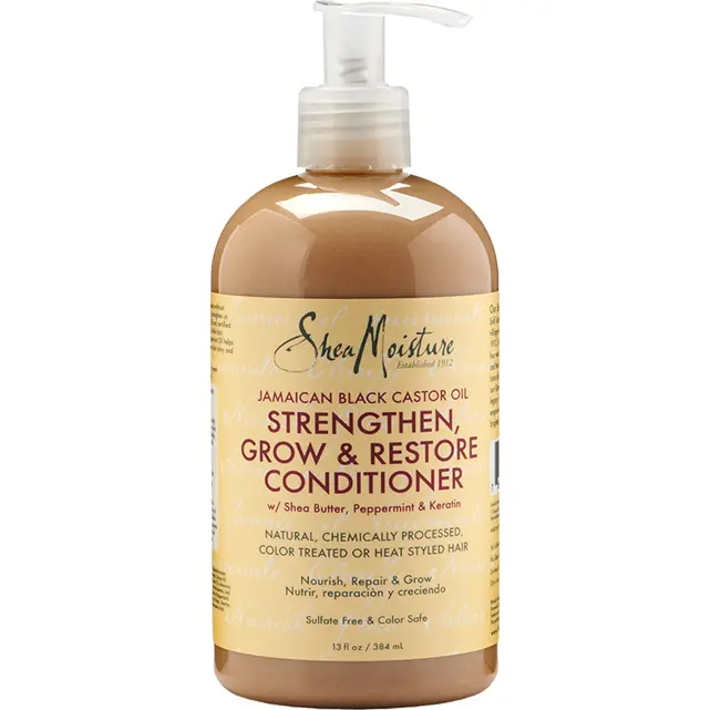 Shea Moisture: Jamaican Black Castor Oil Strengthen, Grow & Restore Conditioner 13Oz 1