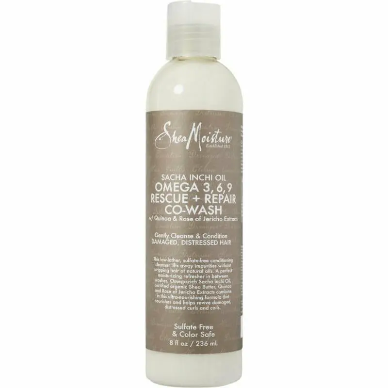 Shea Moisture: Sacha Inchi Rescue + Repair Co-Wash 8Oz 1