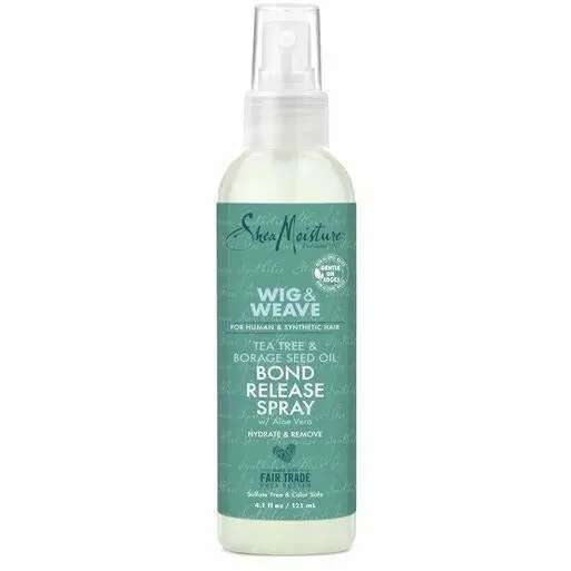 Shea Moisture: Wig & Weave Tea Tree & Borage Seed Oil Bond Release Spray W/ Aloe Vera 1