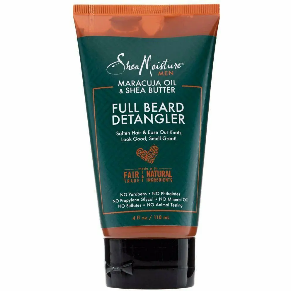 Shea Moisture: Maracujua & Shea Oils Full Beard Detangler 4Oz 1