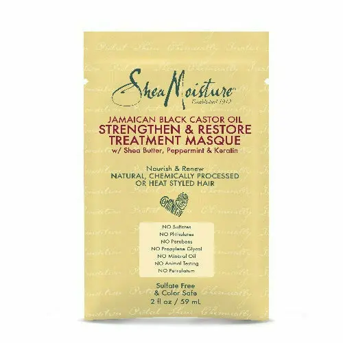 Shea Moisture:  Jamaican Black Castor Oil Moisturizing Strengthen & Restore Hair Treatment Masque 2Oz 1