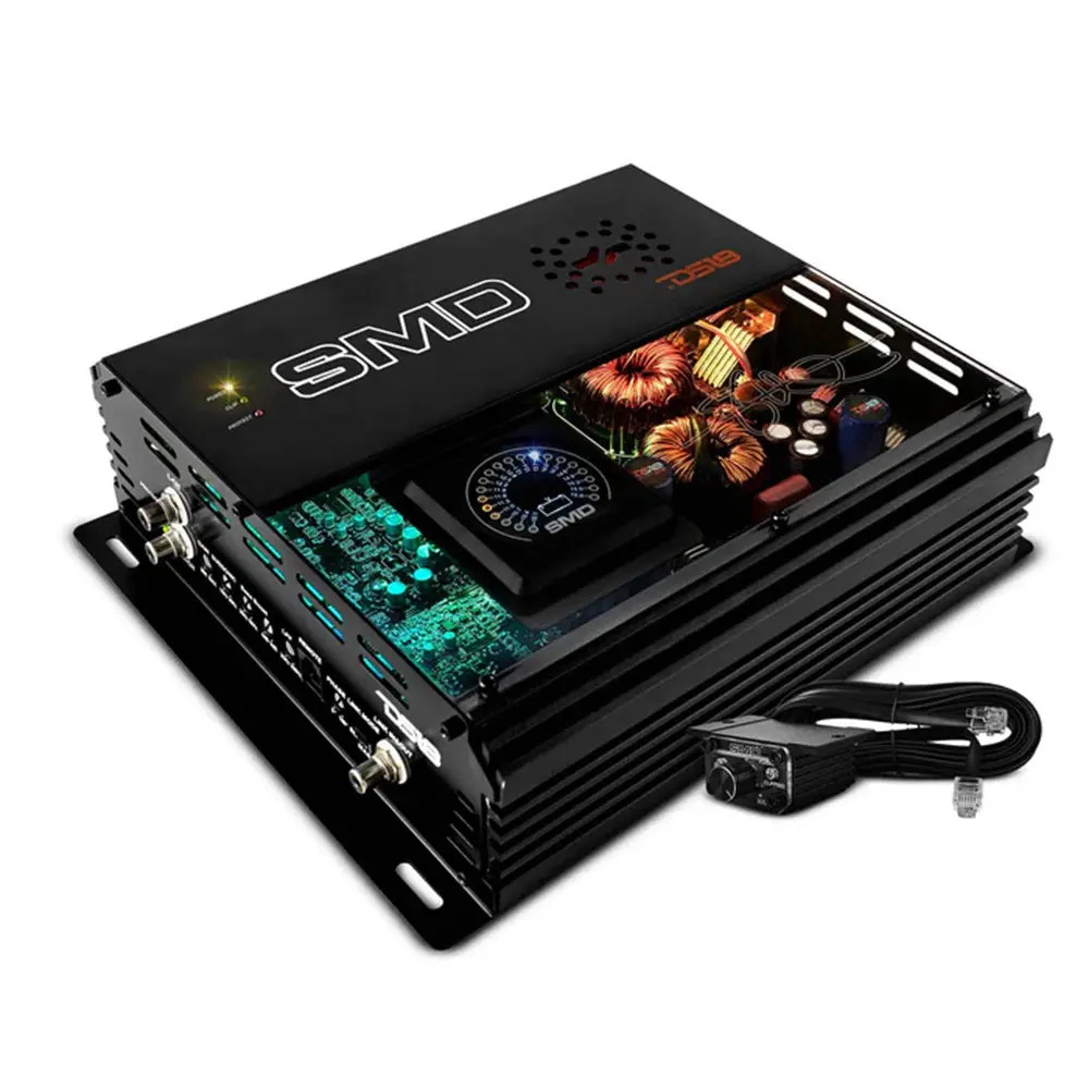 Ds18 Monoblock Class D Amplifier With Vm1 Voltmeter 2000W 1 Ohm Smd-2000.1D 1